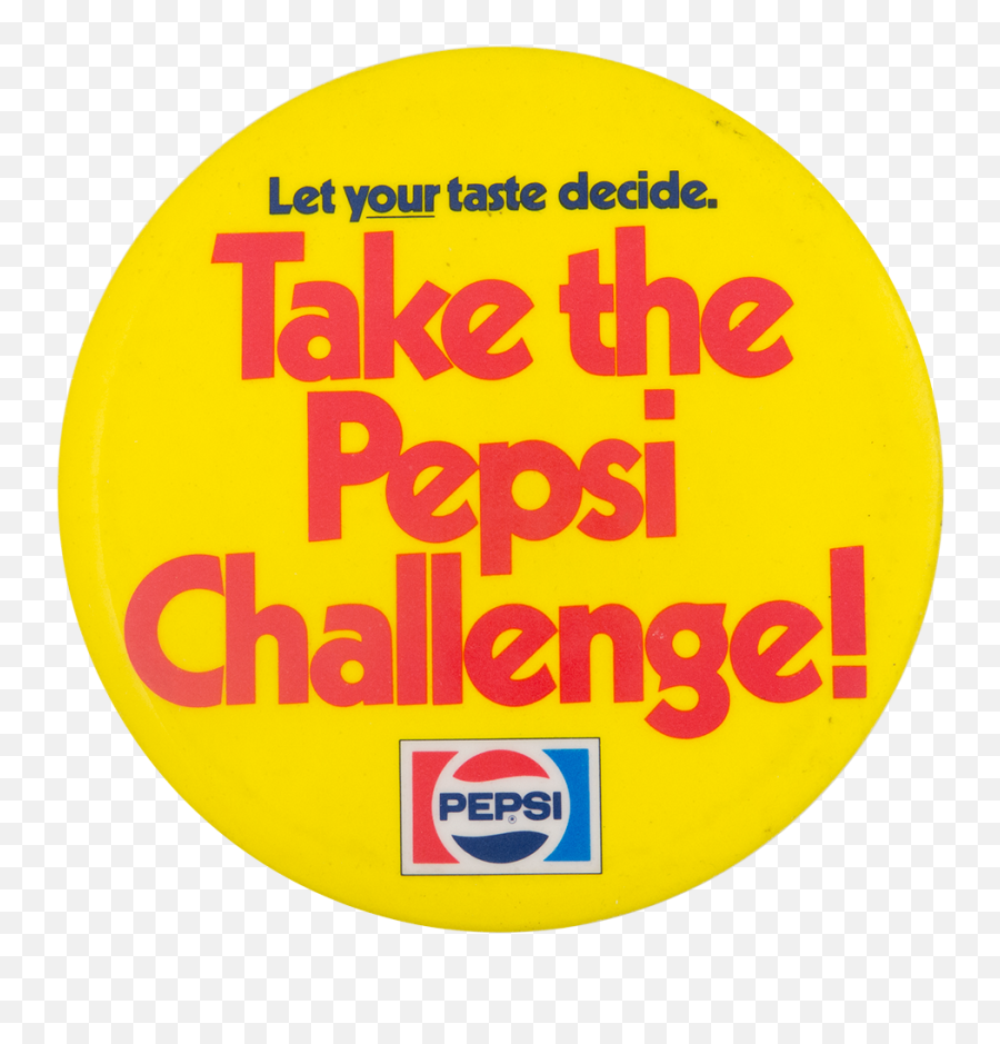Take The Pepsi Challenge Busy Beaver Button Museum - Pepsi Png,Pepsico Logo Png