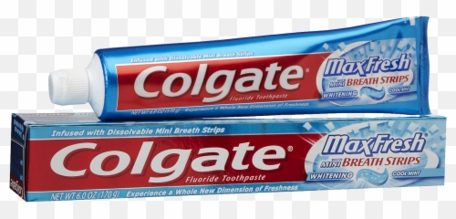 Colgate Maxfresh Toothpaste Fluoride - Fresh png