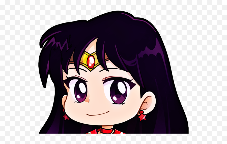 Peeking Stickers U2013 Page 3 Waifubait - Fictional Character Png,Sailor Mars Transparent