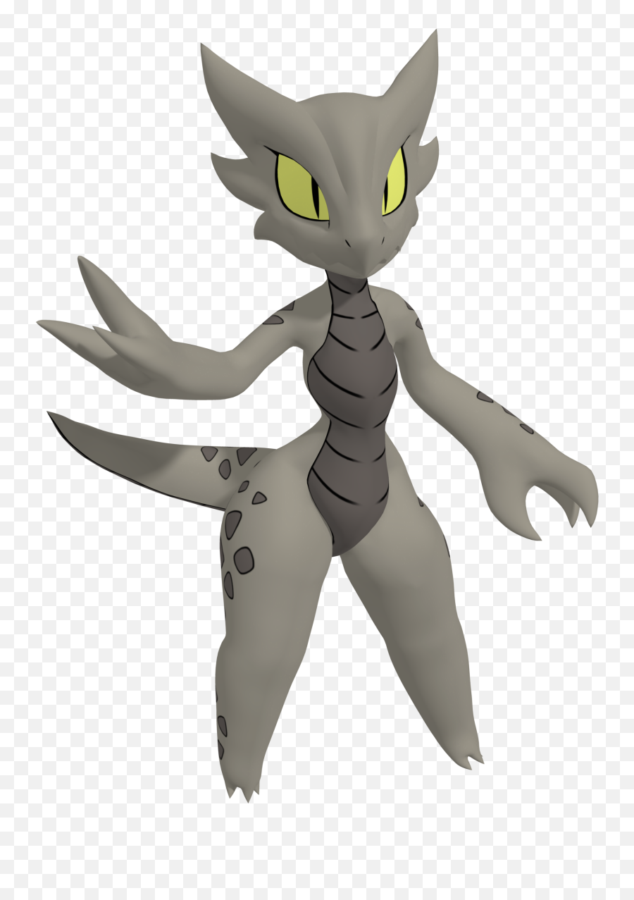 Coal The Kobold Front By Dragonskyrunner - Fur Affinity Coal The Kobold 3d Png,Kobold Png