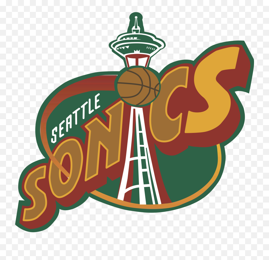 Seattle Supersonics Logo Png - Seattle Sonics Old Logo,Seattle Supersonics Logo