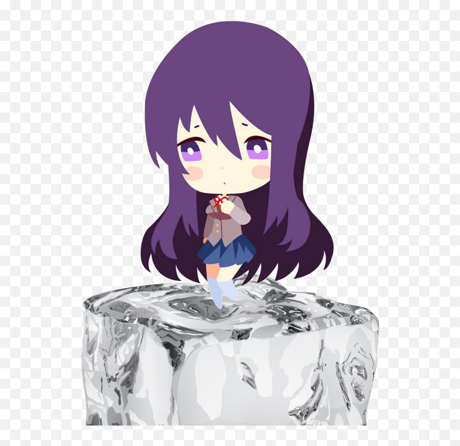 Ddlc - Yuri Ddlc Chibi Png,Yuri On Ice Png