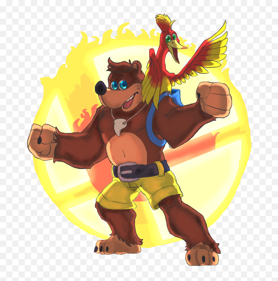 Banjo - Kazooie Are Raring To Go By Bbbuster Fur Affinity Fictional Character Png,Banjo Kazooie Logo