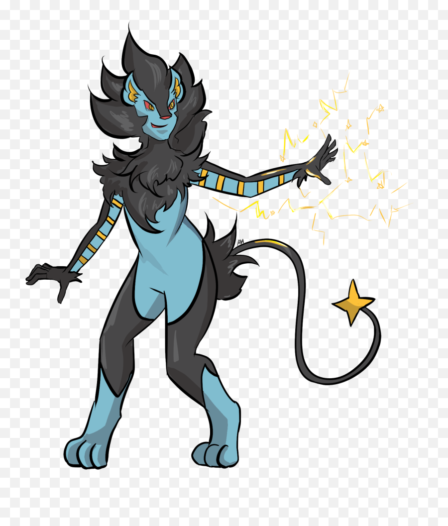 Wild Luxray Appeared - Demon Png,Luxray Png