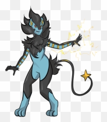 Wild Luxray Appeared - Demon Png,Luxray Png