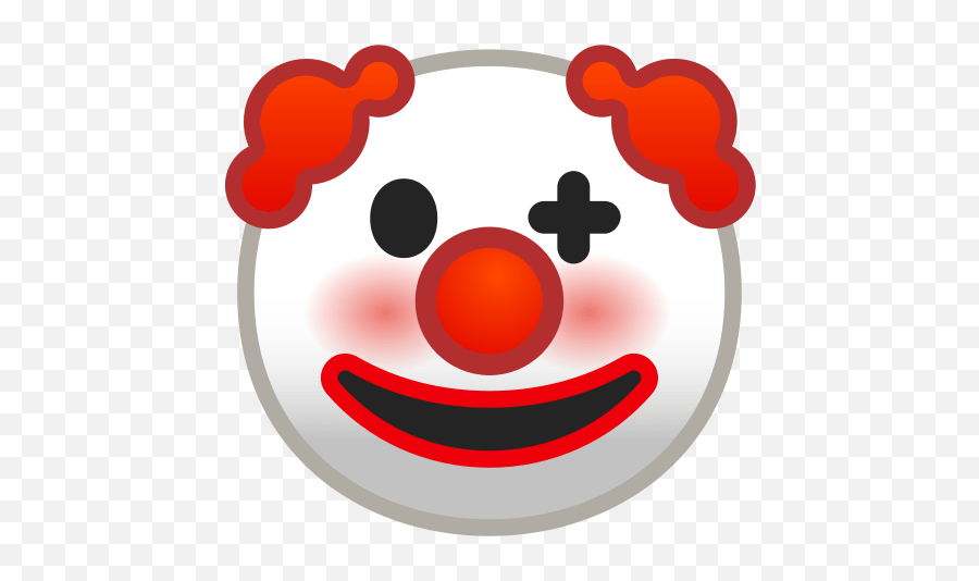 Clown Face Emoji Meaning With Pictures From A To Z - Google Clown Emoji Png,Smiling Emoji Transparent