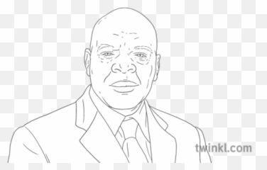 John Lewis Black And White Rgb Ver 1 Illustration - Twinkl Suit Separate png