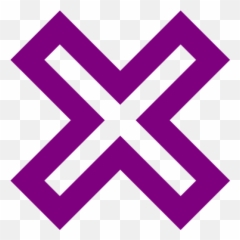 Purple X Mark 2 Icon - Free purple icons Red X Mark Gif png