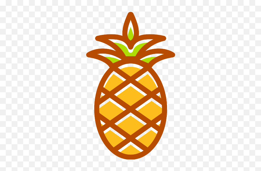 Pineapple Png Icons And Graphics - Png Repo Free Png Icons Abacaxi Silhueta,Pineapple Transparent