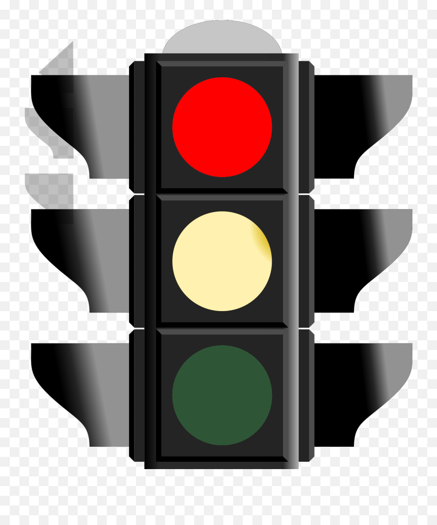Red Traffic Light Svg Vector Clip Art - Traffic Light Gif Png,Traffic Light Vector Icon