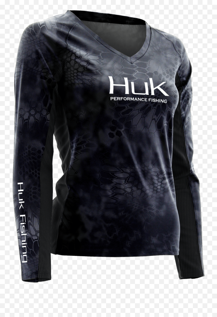 Apparel Guide - Huk Kryptek Ladies Icon Long Sleeve Shirt Typhoon Png,Huk Kryptek Icon