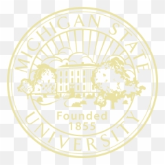 Michigan State University Double Diploma Frame In Galleria - Language png