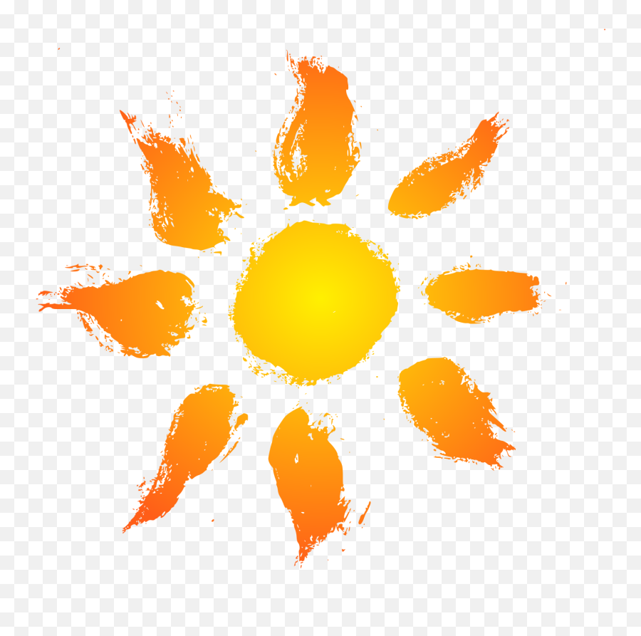 Grunge Sun Vector Svg Png - Sun Vector Png Free,Sun Silhouette Png