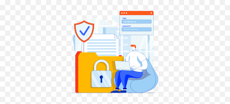 Best Premium Data Security Illustration Download In Png - Computer Security,Online Security Icon