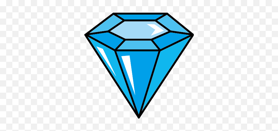 Diamonds Clipart Animated - Blue Diamond Cartoon Png,Cartoon Diamond Png