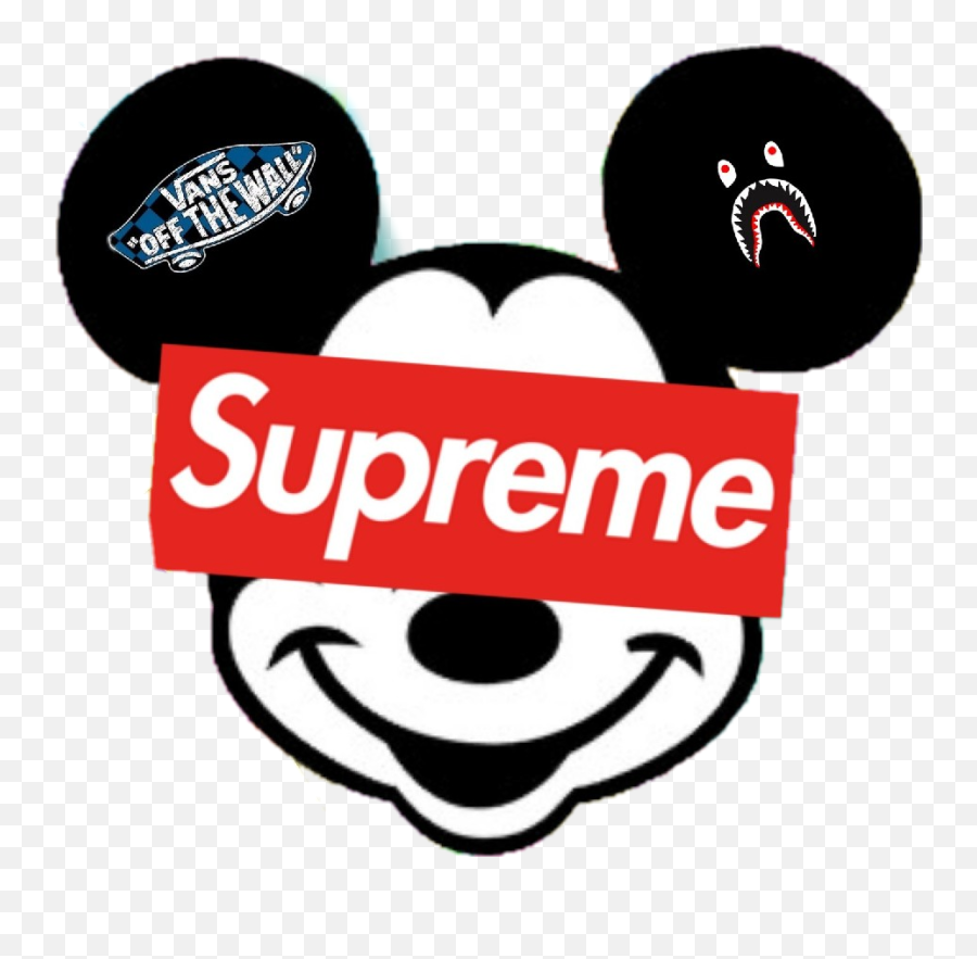 Supreme Bape Logo Posted - Supreme Sticker Png,Supreme Logo Transparent Background