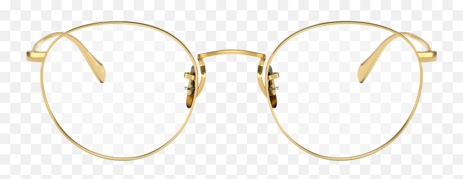 Oliver Coleridge Solid Gold Eyeglasses In 18k Yellow - Full Rim Png,Icon Variant Solid