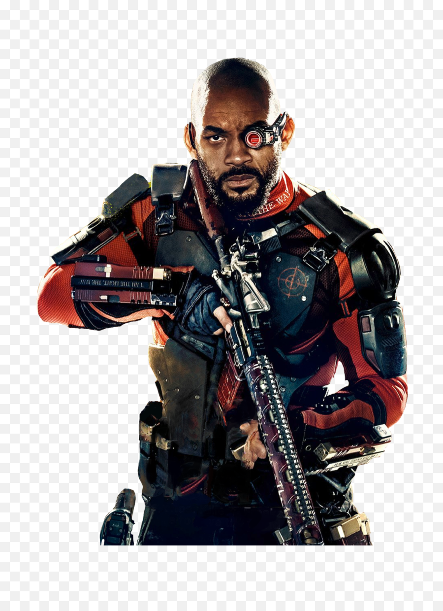Will Smith Read Comic Books Back - Suicide Squad Deadshot Png,Will Smith Transparent