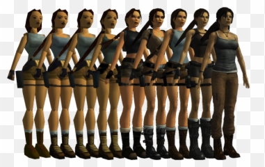 Lara Croft Aishaf - Breast Size png