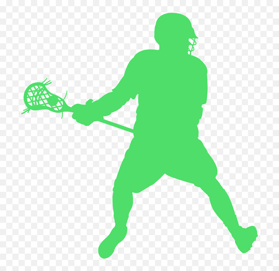 Lacrosse Player Silhouette - Free Vector Silhouettes Creazilla Lacrosse Player Png Transparent,Basketball Player Silhouette Png