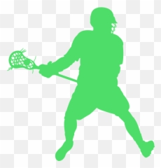 Lacrosse Player Silhouette - Free Vector Silhouettes Creazilla Png Transparent