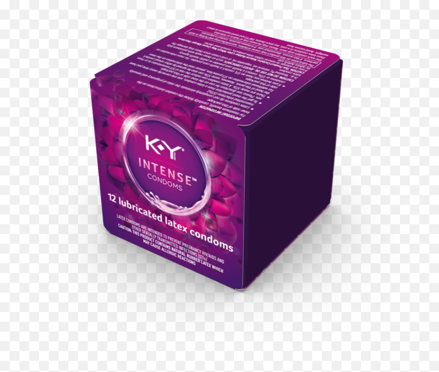 Download K Y Intense Natural Rubber Latex Condom With - Box Png,Condom Png