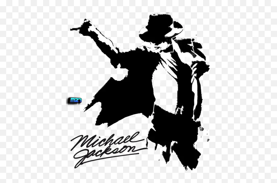 Michael Jackson Silhouette Stickers For Whatsapp - Michael Jackson Silhouette Png,Michael Jackson Transparent