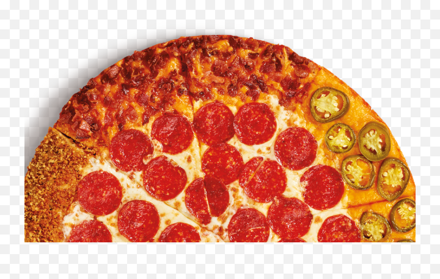 Little Caesars Is Testing A Pepperoni Pizza That Has Four - Little Caesars Crust Pizza Png,Pepperoni Pizza Png