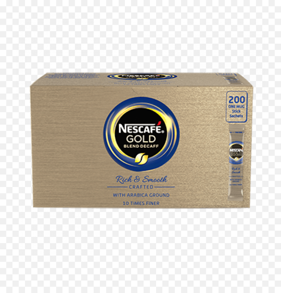 Nescafe Gold Blend Decaf Coffee Sticks 200s - Dolce Gusto Png,Nescafe Logo