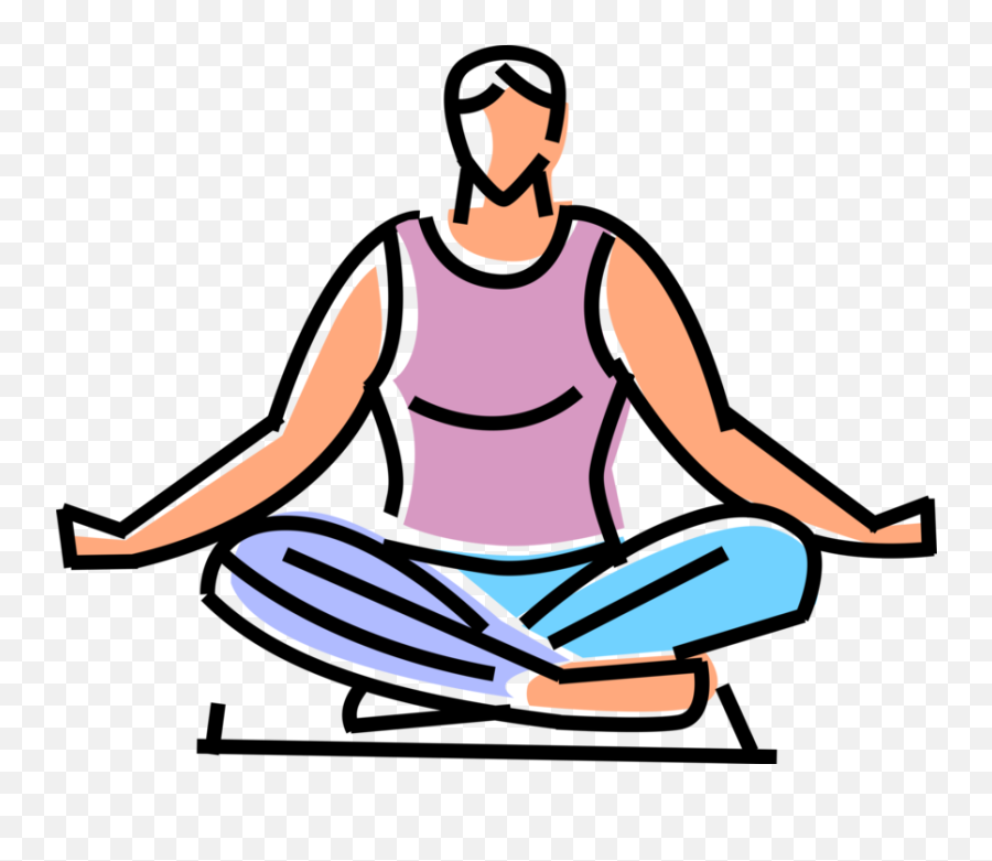 Meditation Clipart Yoga Exercise - Yoga Mat Png,Meditation Png