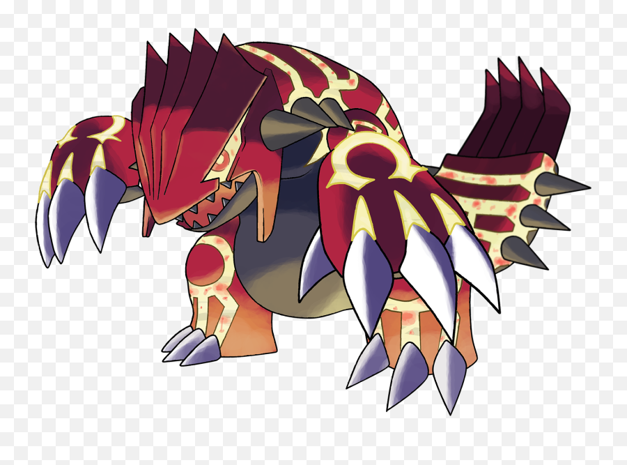 Primal Groudon Transparent - Groudon is said to be the personification of t...