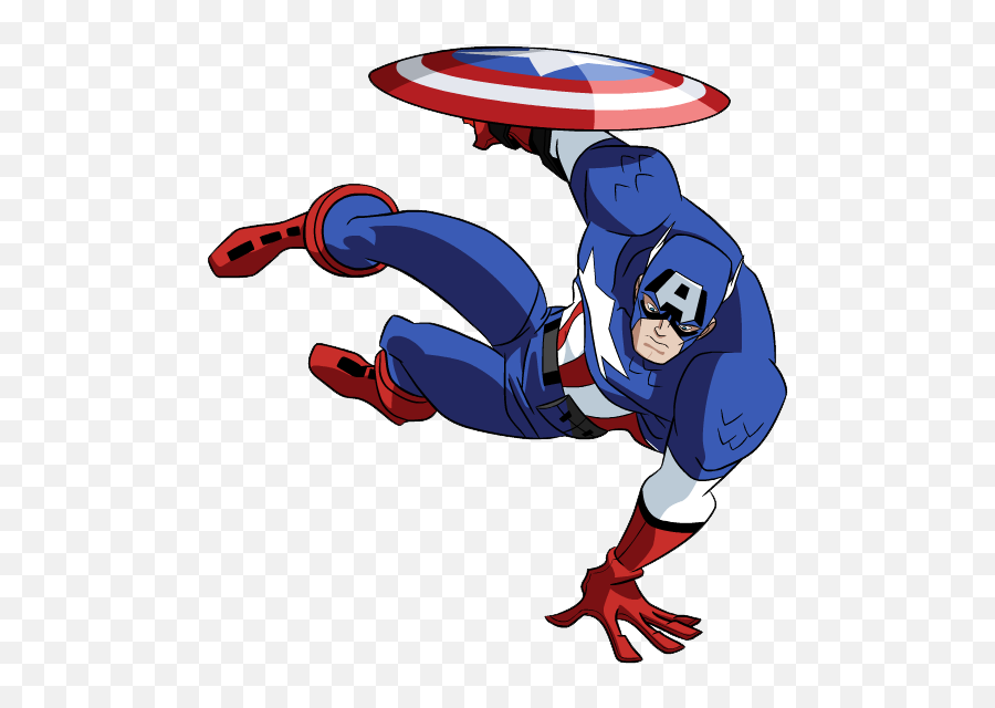 Library Of Captain Marvel Jpg Free Png Files - Captain America Cartoon Clipart,Captain America Transparent Background