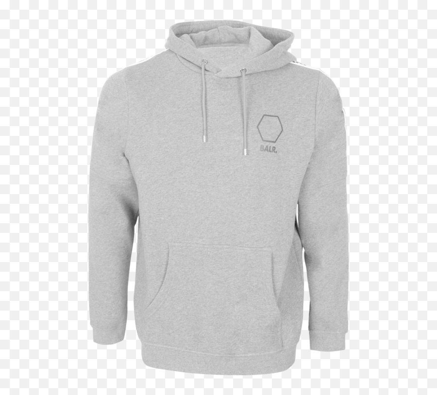Hexagon Tape Straight Hoodie Grey Htr The Official Balr - Hoodie Png,Straight Jacket Png