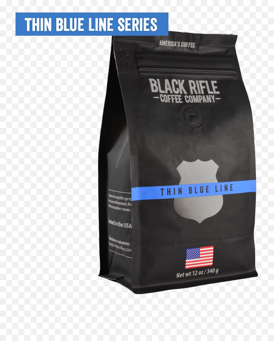 Thin Blue Line Coffee Roast - Black Rifle Coffee Thin Blue Line Png,Thin Blue Line Png