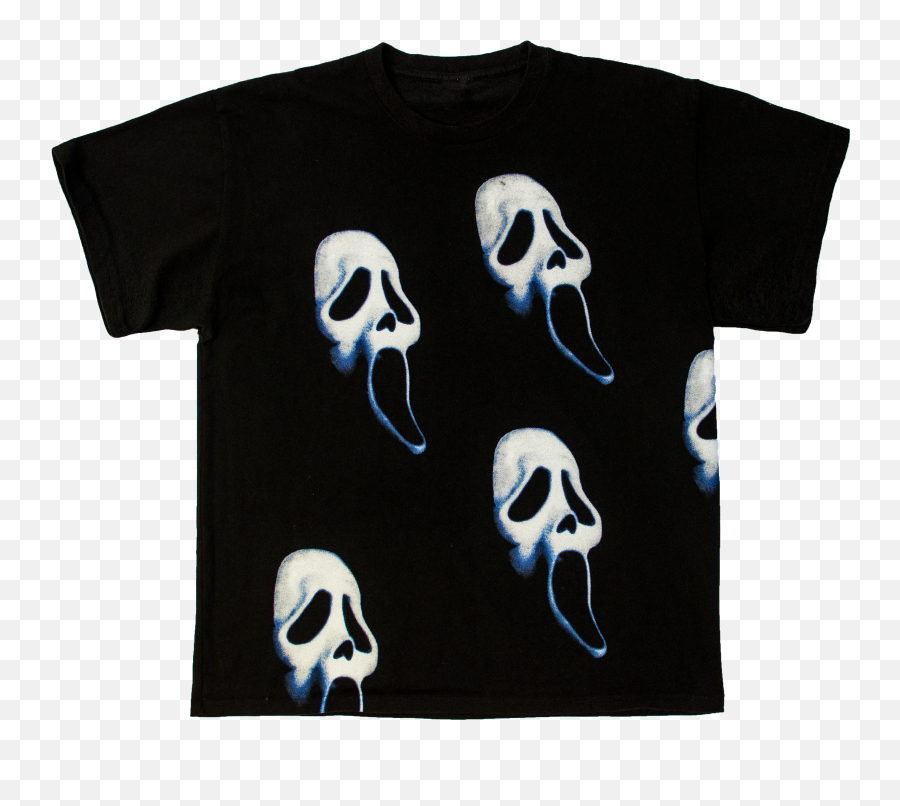 Ghost Face All Over Print Tee Png
