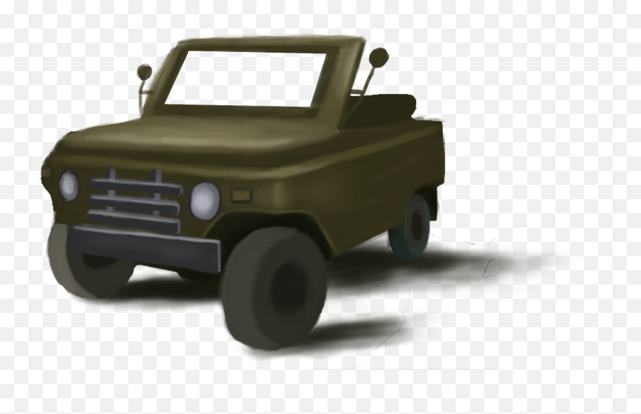 Cartoon Simple Chariot Jeep Png And Psd - Model Car Jeep,Chariot Png