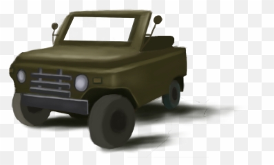 Cartoon Simple Chariot Jeep Png And Psd - Model Car Jeep,Chariot Png