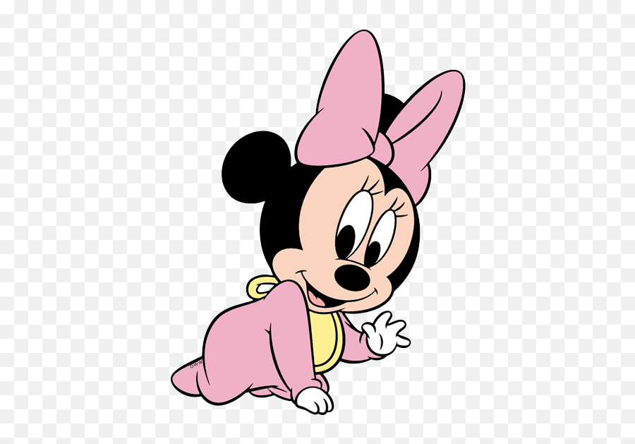 Baby Mickey And Minnie Mouse - Baby Minnie Mouse Clip Art Png,Baby Minnie Mouse Png