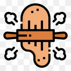Rolling Pin Icon Of Colored Outline Style - Available In Svg Clip Art Png,Rolling Pin Png