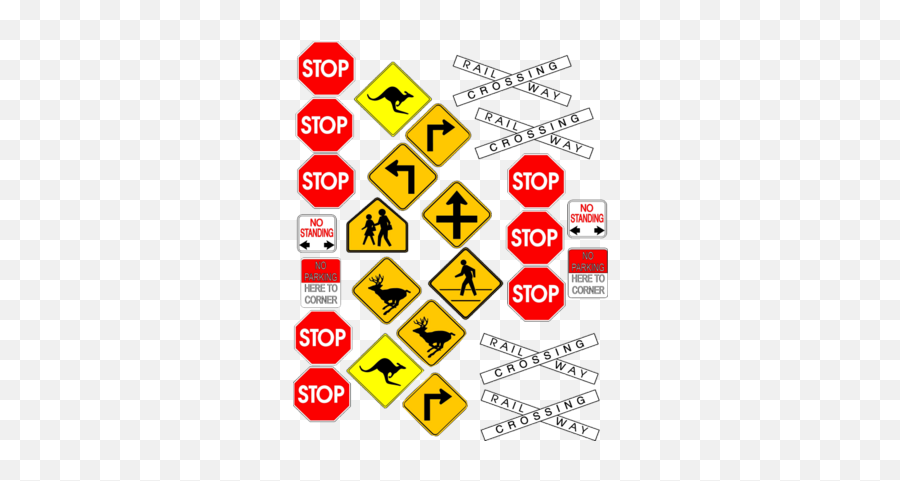 Street Signs Psd Travel Stickers Miniatures - Visual Symbols In Educational Technology Png,Street Sign Png