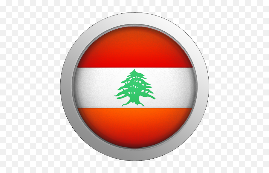 Lebanon Icon - World Flags Icons Softiconscom Circle Lebanese Flag Icon Png,Oman Flag Png