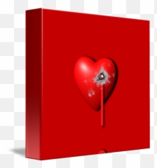 Heart Series Love Bullet Holes By Tony Rubino - png
