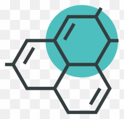 Science Molecules - Hexagon Shape Icon Png,Molecules Png
