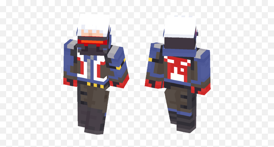 76 Minecraft Skin - Minecraft Youtube Skin Png,Soldier 76 Png