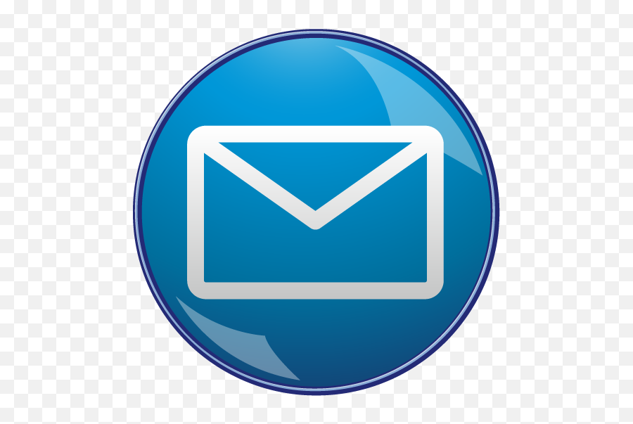 Mail Icon Button Logo Blue Gradation - Icones De E Mail Png,Mail Logo Png
