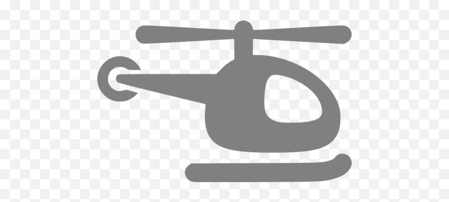 Gray Helicopter Icon - Free Gray Helicopter Icons Helicopter Icon Png,Helicopter Transparent