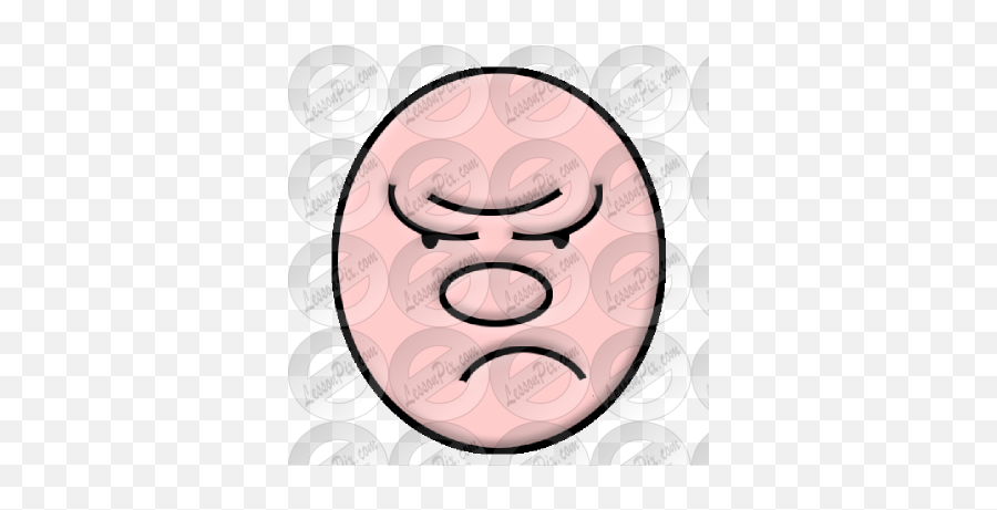 Frown Picture For Classroom Therapy Use - Great Frown Clipart Illustration Png,Frown Png
