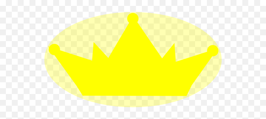 Yellow Crown No Outline Circle Background Clip Art - Circle Png,Crown Outline Png