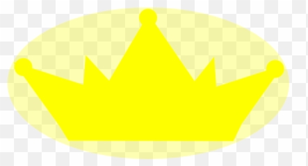 Yellow Crown No Outline Circle Background Clip Art - png