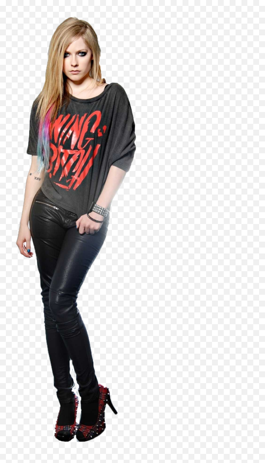 Celebrities Hd Png Transparent - Avril Lavigne Full Body,Celebrity Png